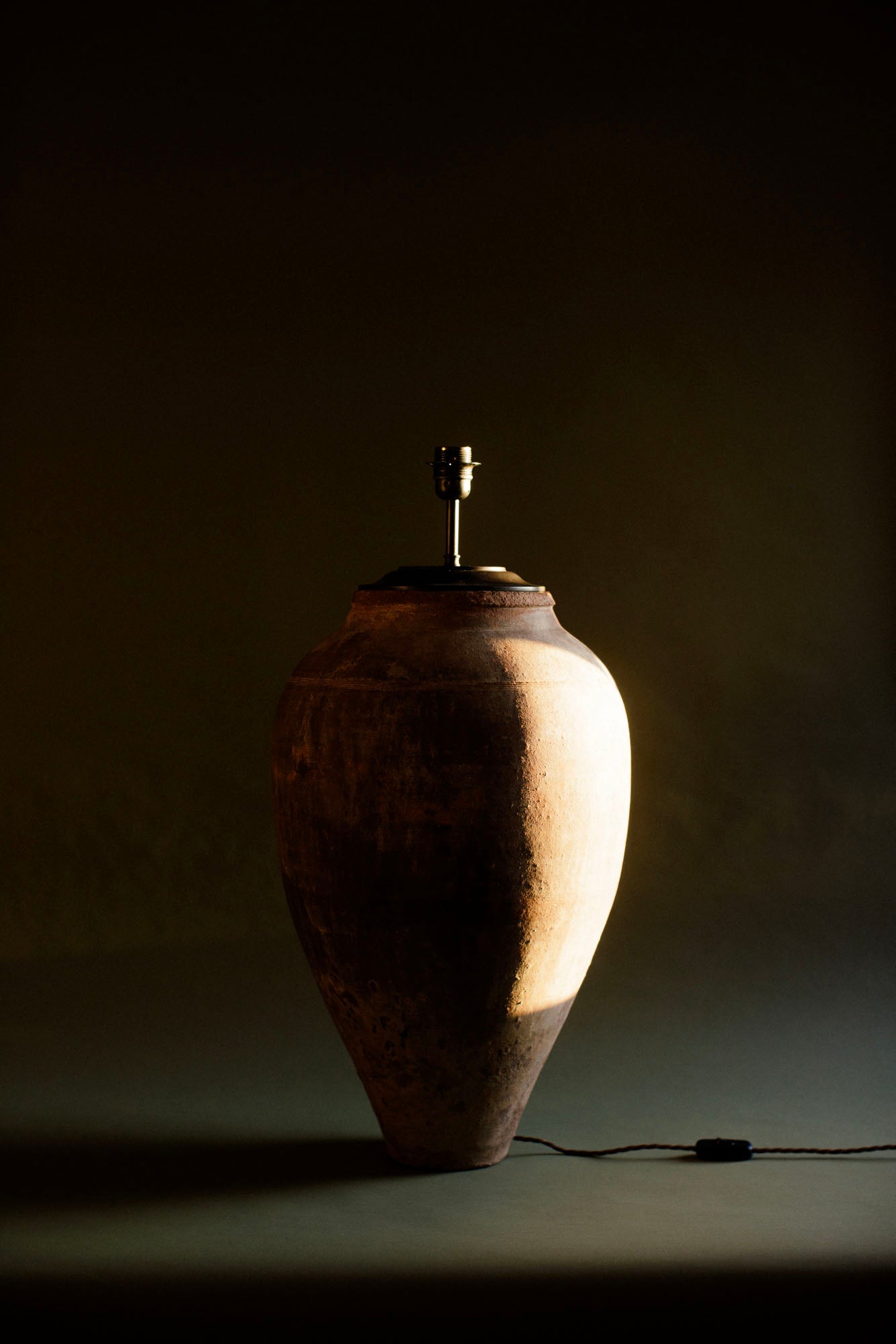 Russet Tall Terracotta Lamp