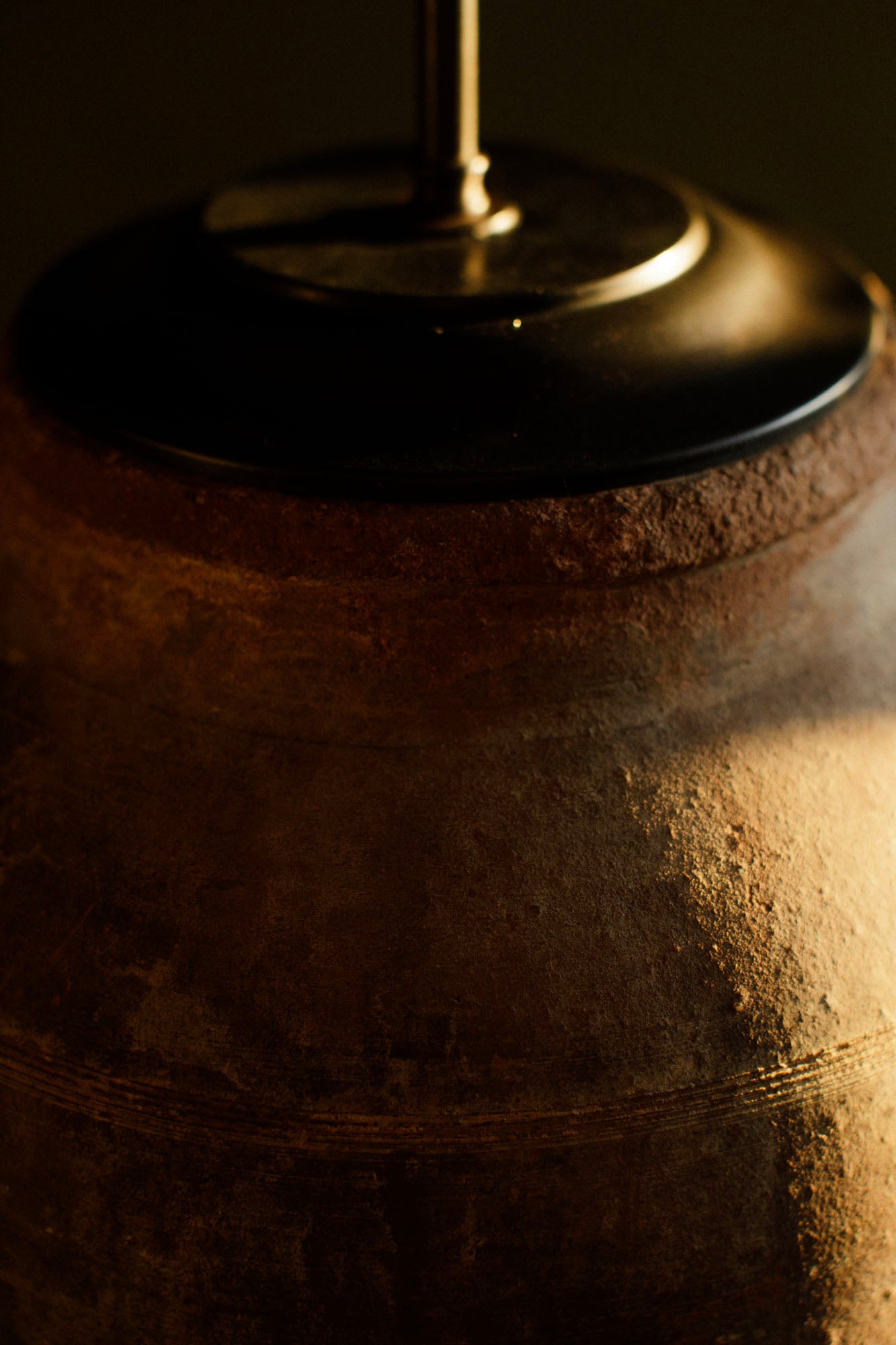Russet Tall Terracotta Lamp