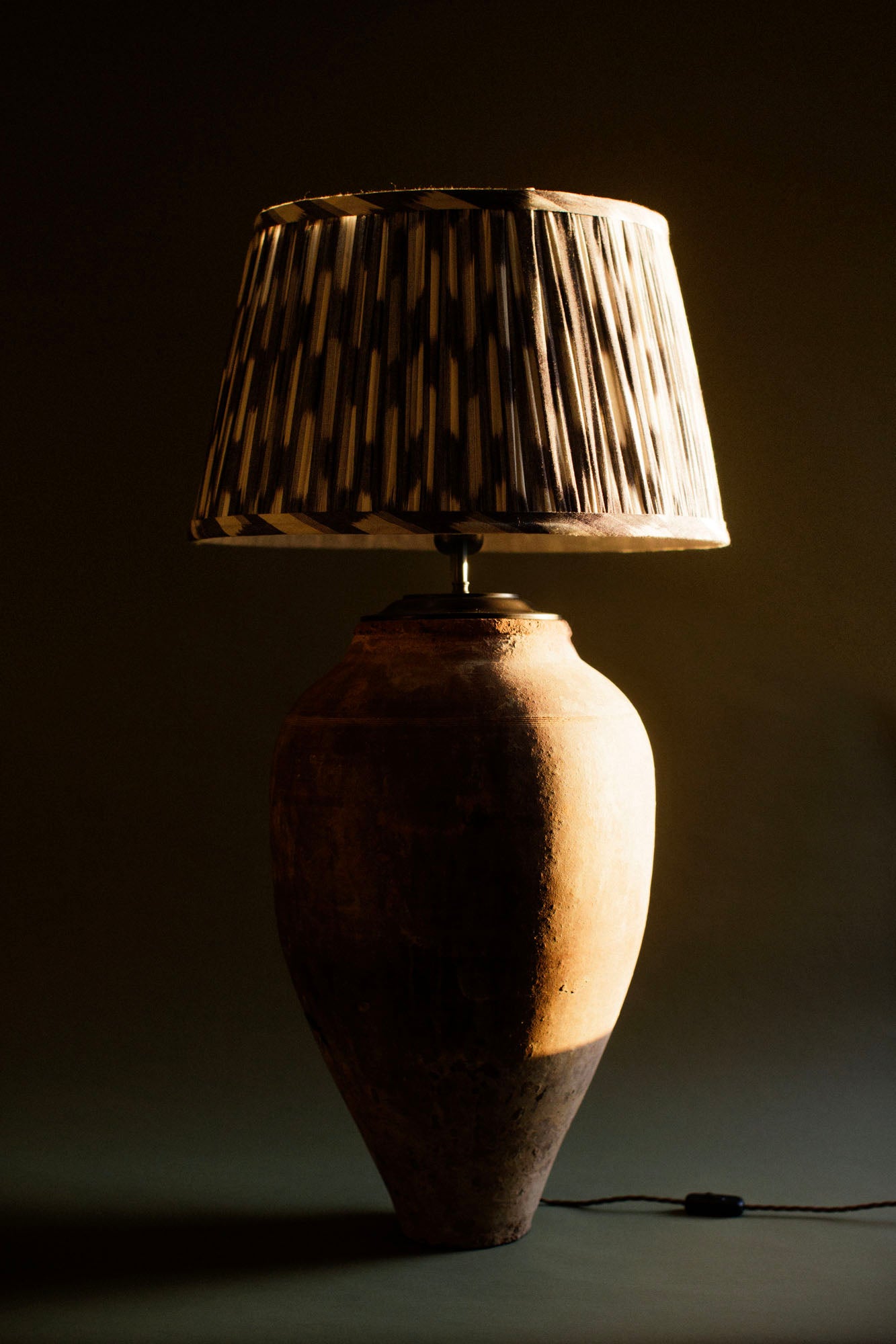 Russet Tall Terracotta Lamp