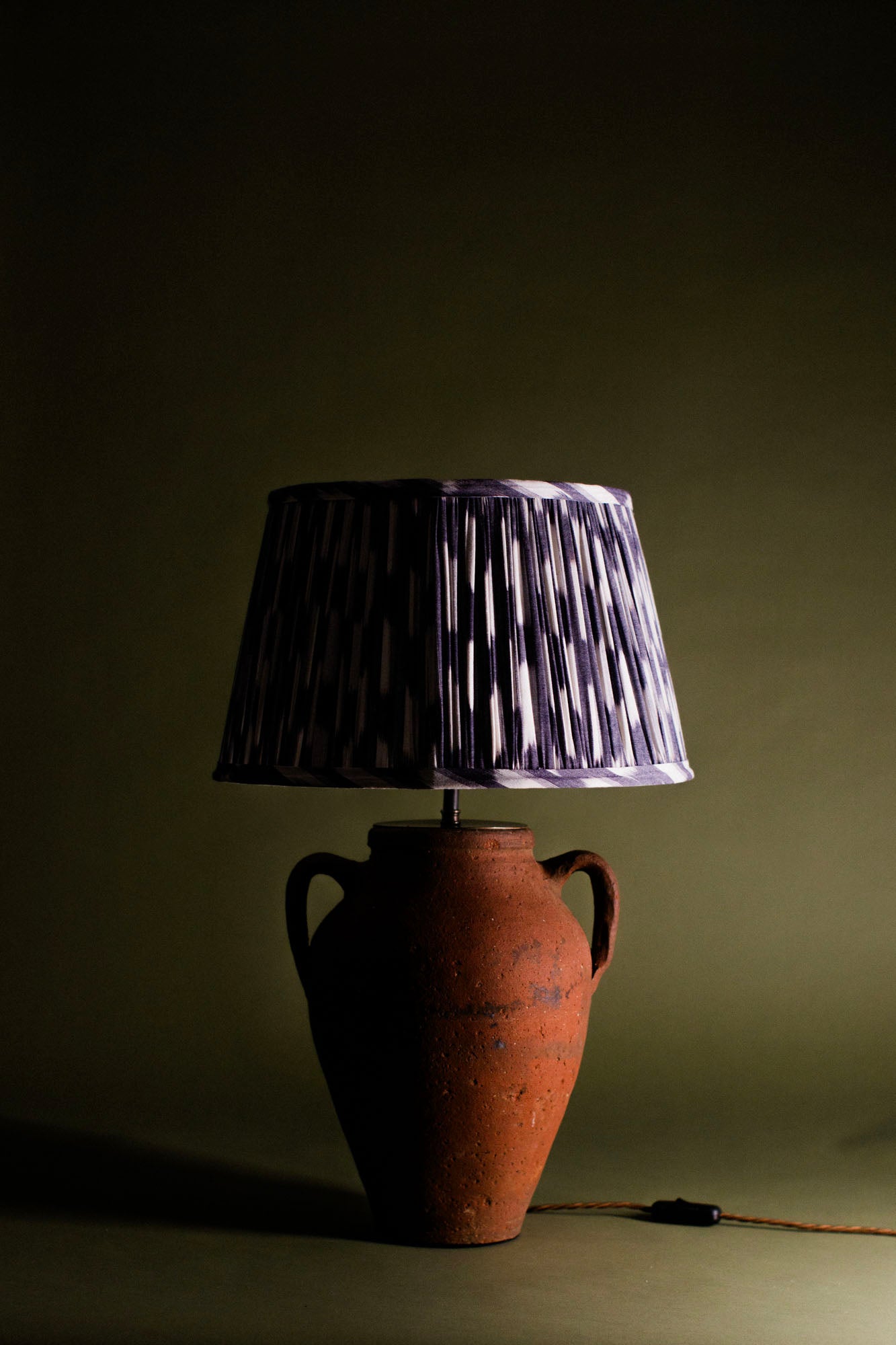 Cappadocian Red Terracotta Lamp