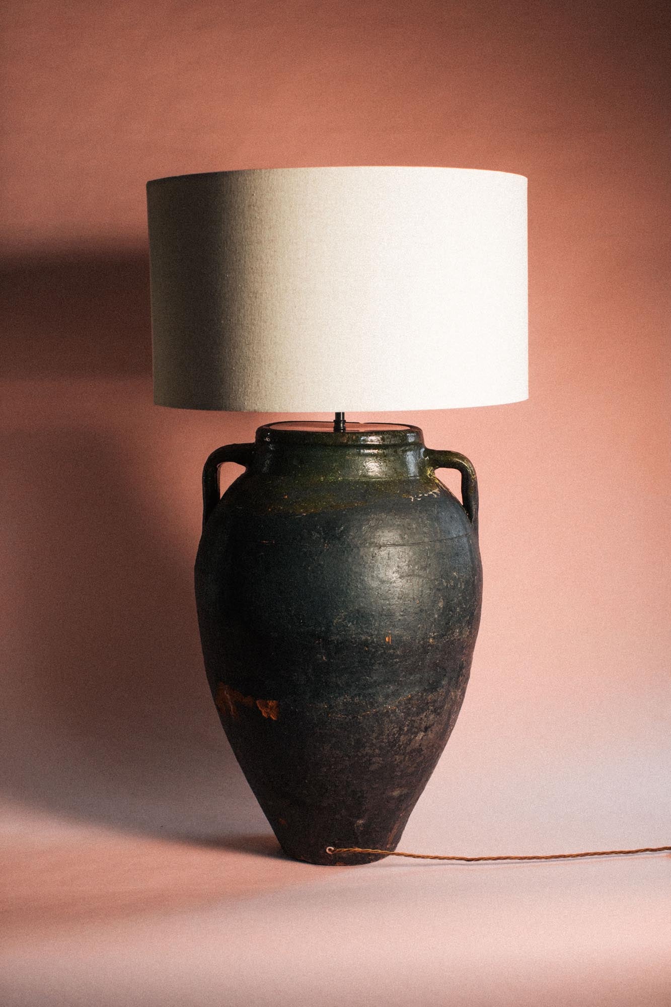 Inkfall Terracotta Lamp