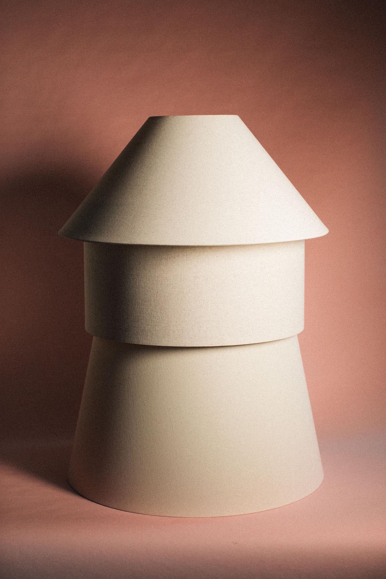 Natural Linen Tapered Empire Lampshade