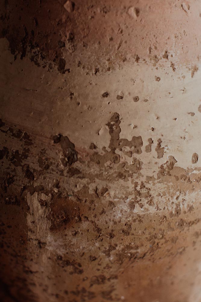 Whitewashed Sunset Terracotta Lamp