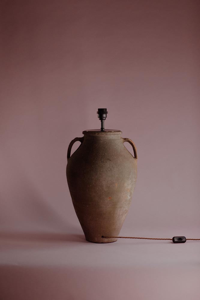 Moss Turkish Terracotta Table Lamp