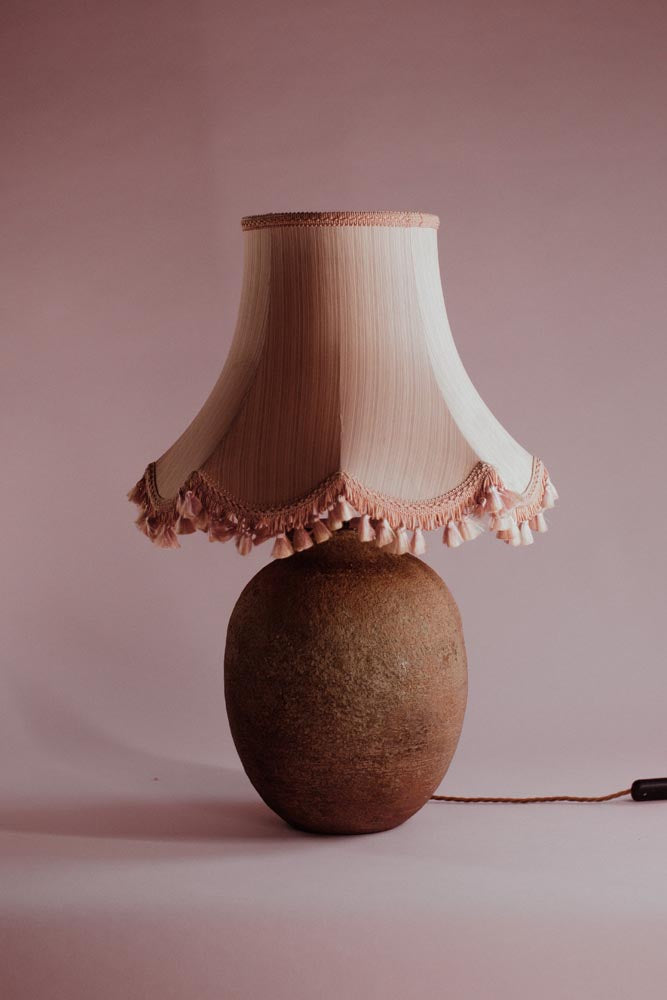 Earthenware Patina Terracotta Table Lamp