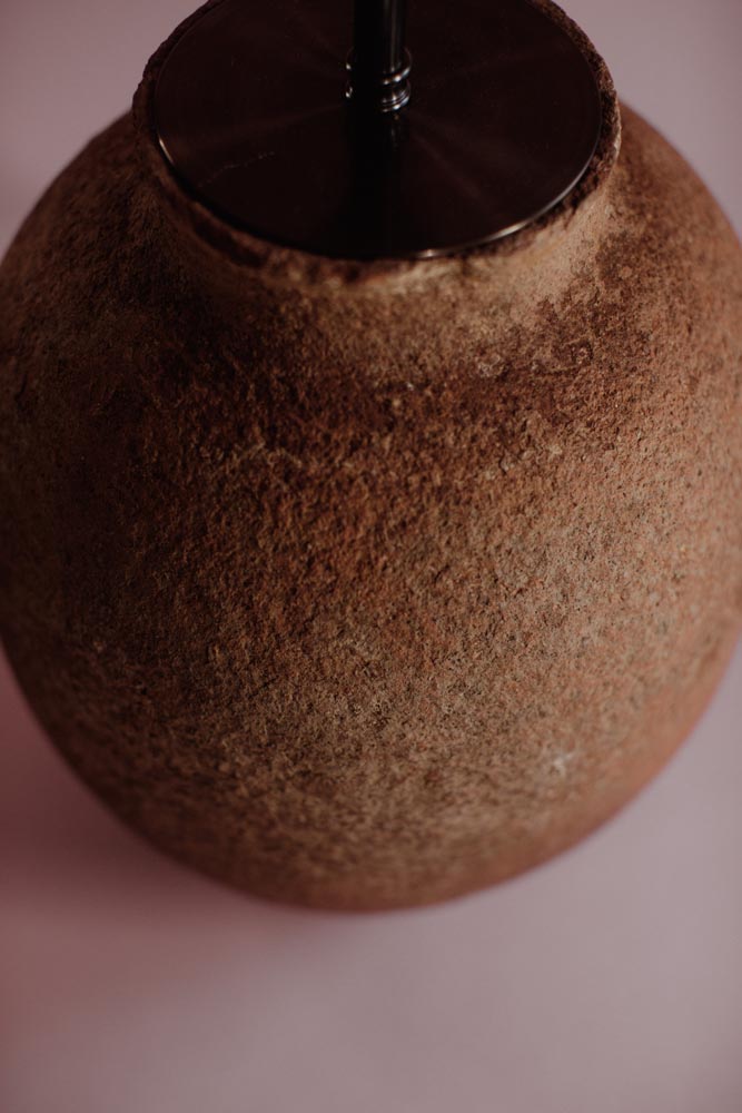 Earthenware Patina Terracotta Table Lamp