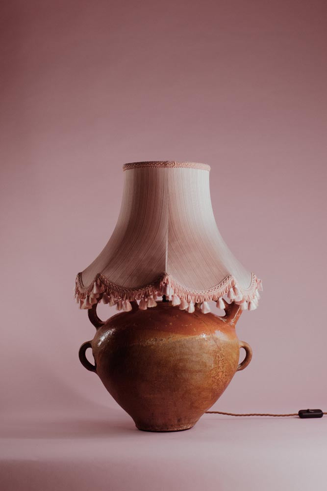 Orange Spout French Terracotta Table Lamp