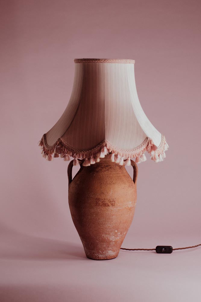 Sienna Twin-Handle Terracotta Table Lamp