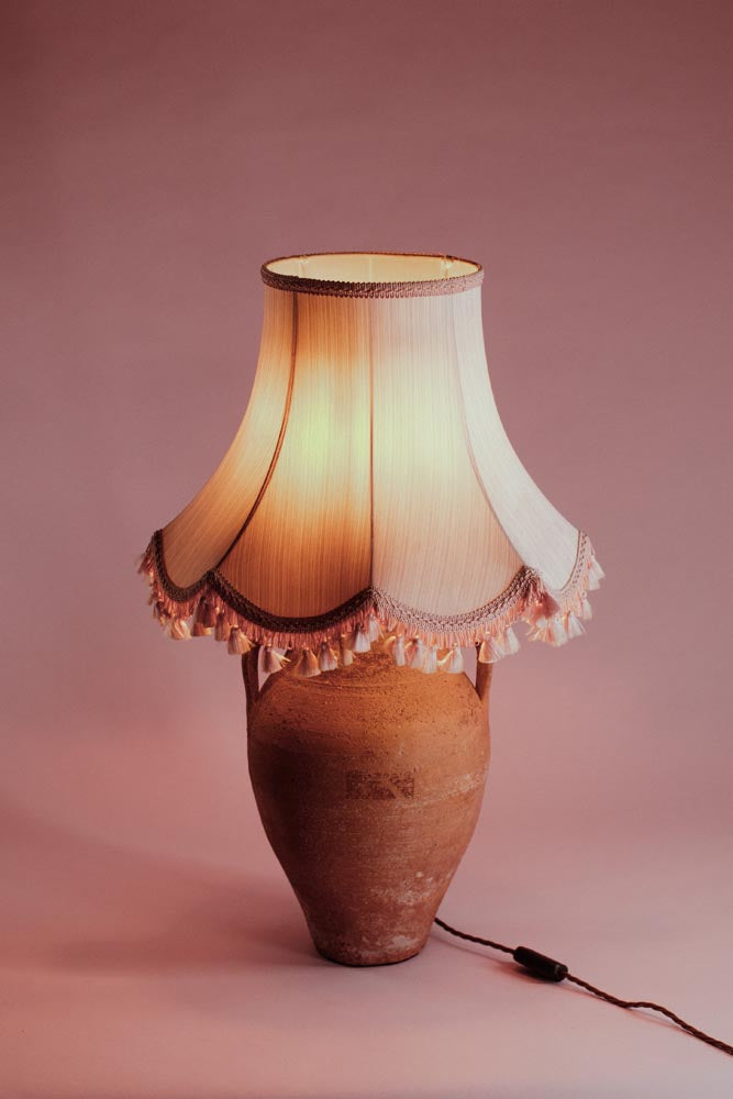 Sienna Twin-Handle Terracotta Table Lamp
