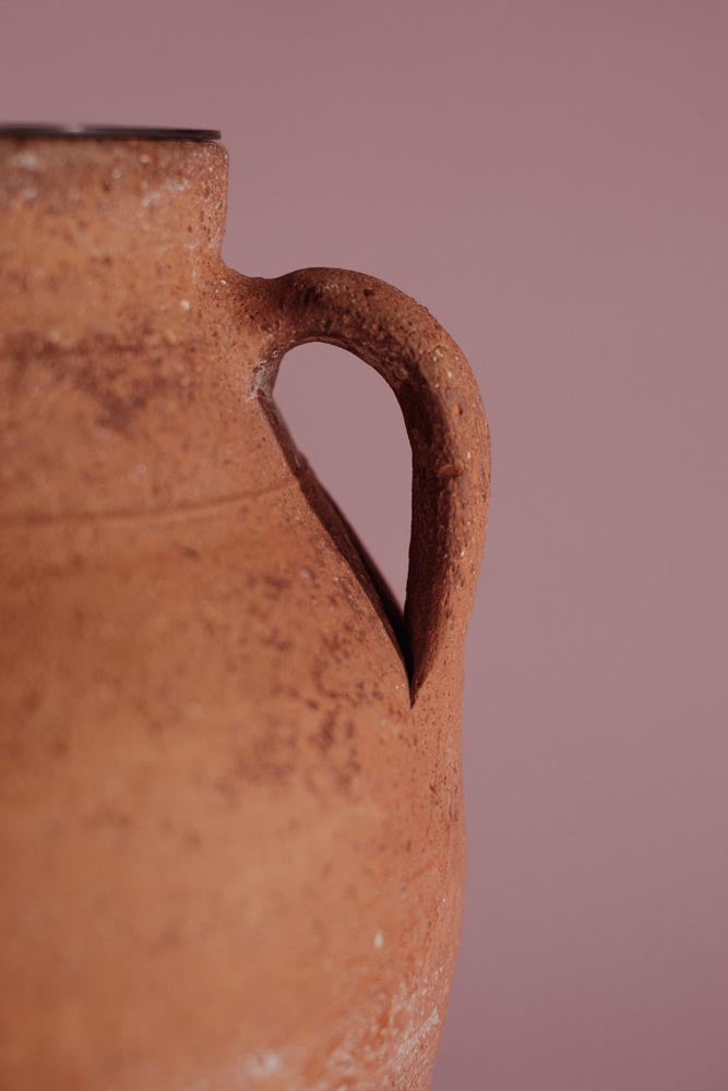 Sienna Twin-Handle Terracotta Table Lamp