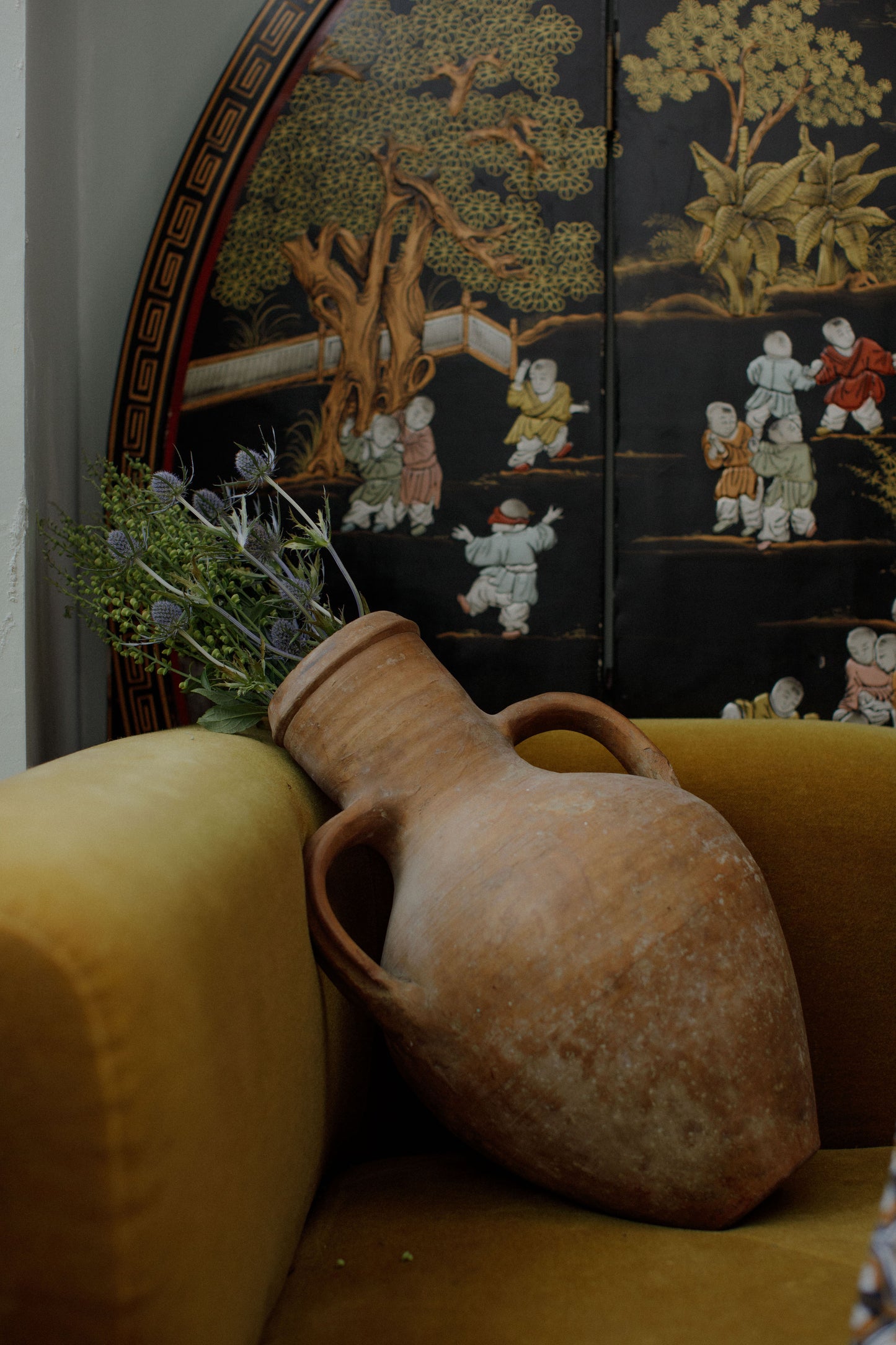 Antique Hatay Amphora Clay Pot