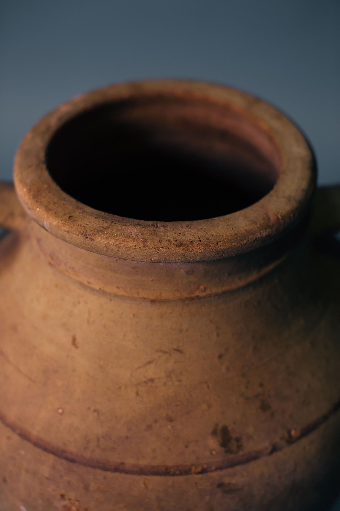 Sunbaked Double-Handled Terracotta Pot