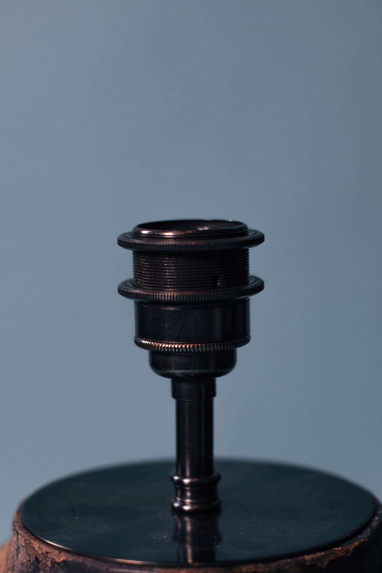 Smoked Clay Terracotta Table Lamp