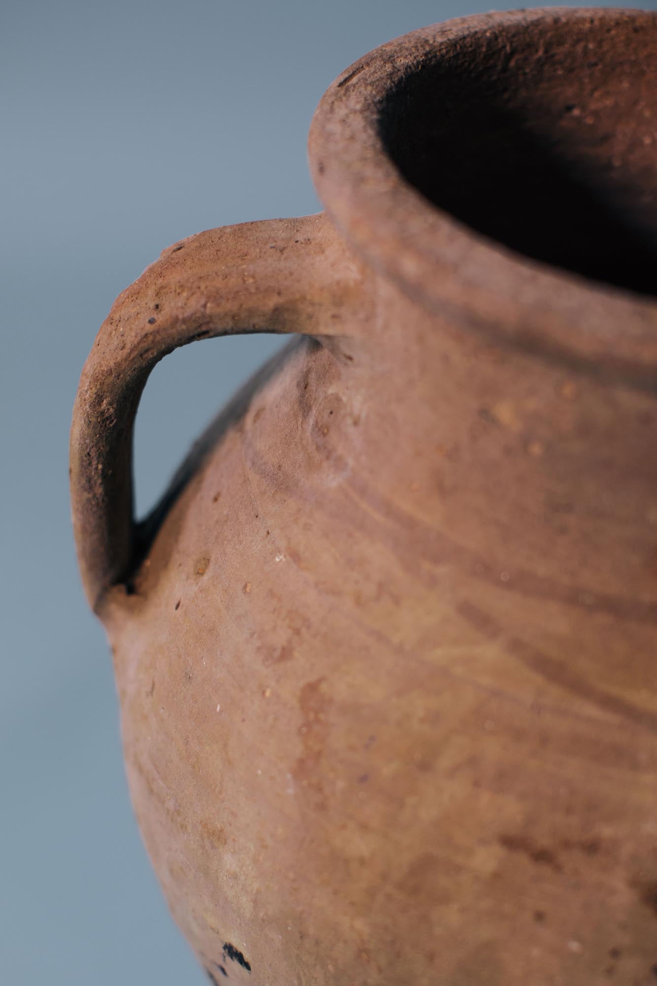 Sunlit Terracotta Storage Jar