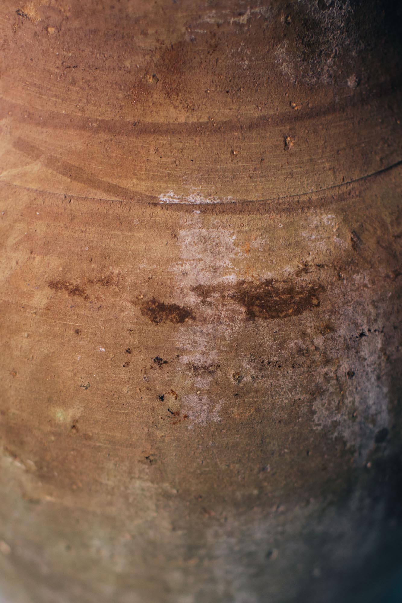 Sunlit Terracotta Storage Jar