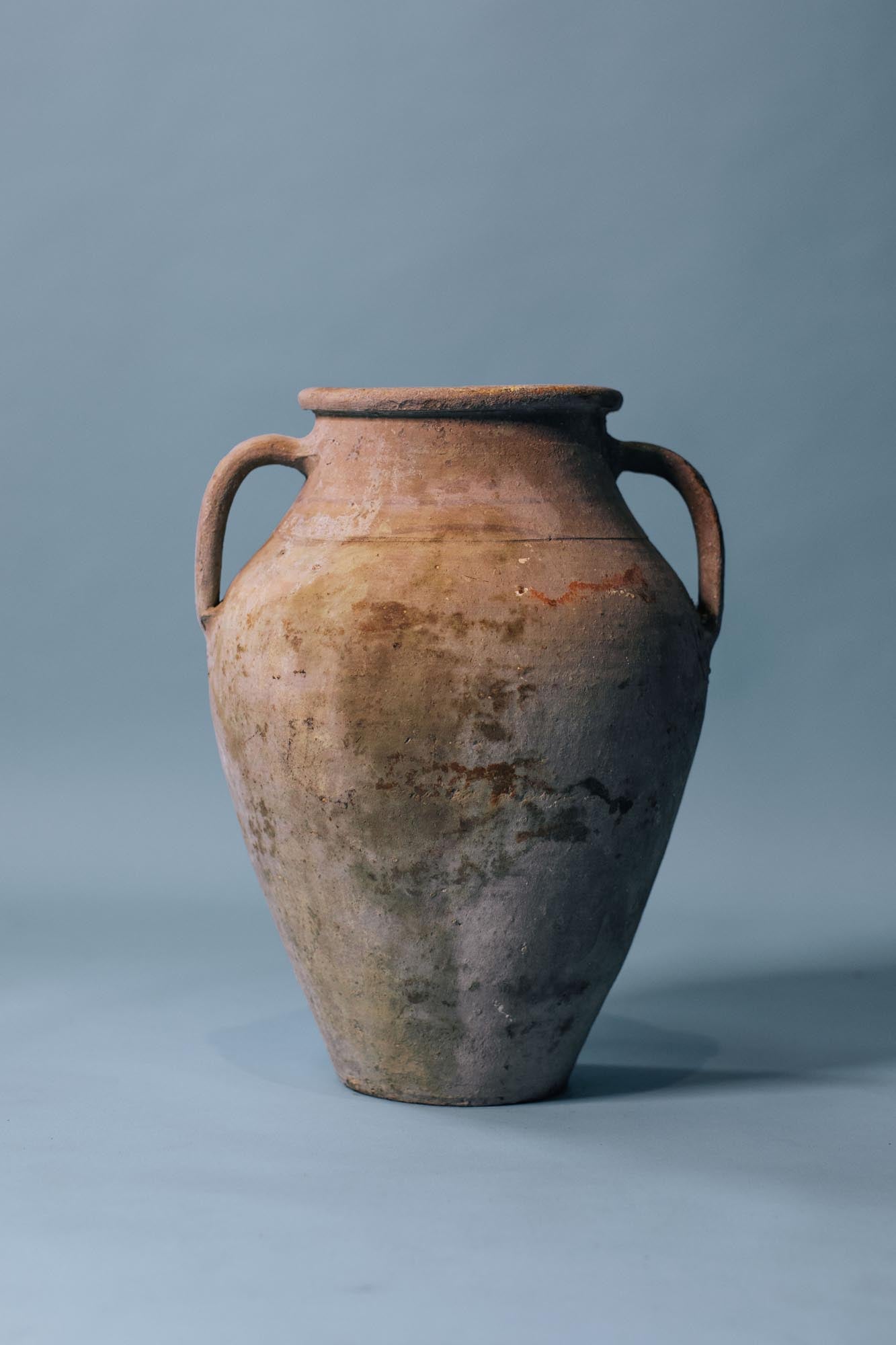 Sunlit Terracotta Storage Jar