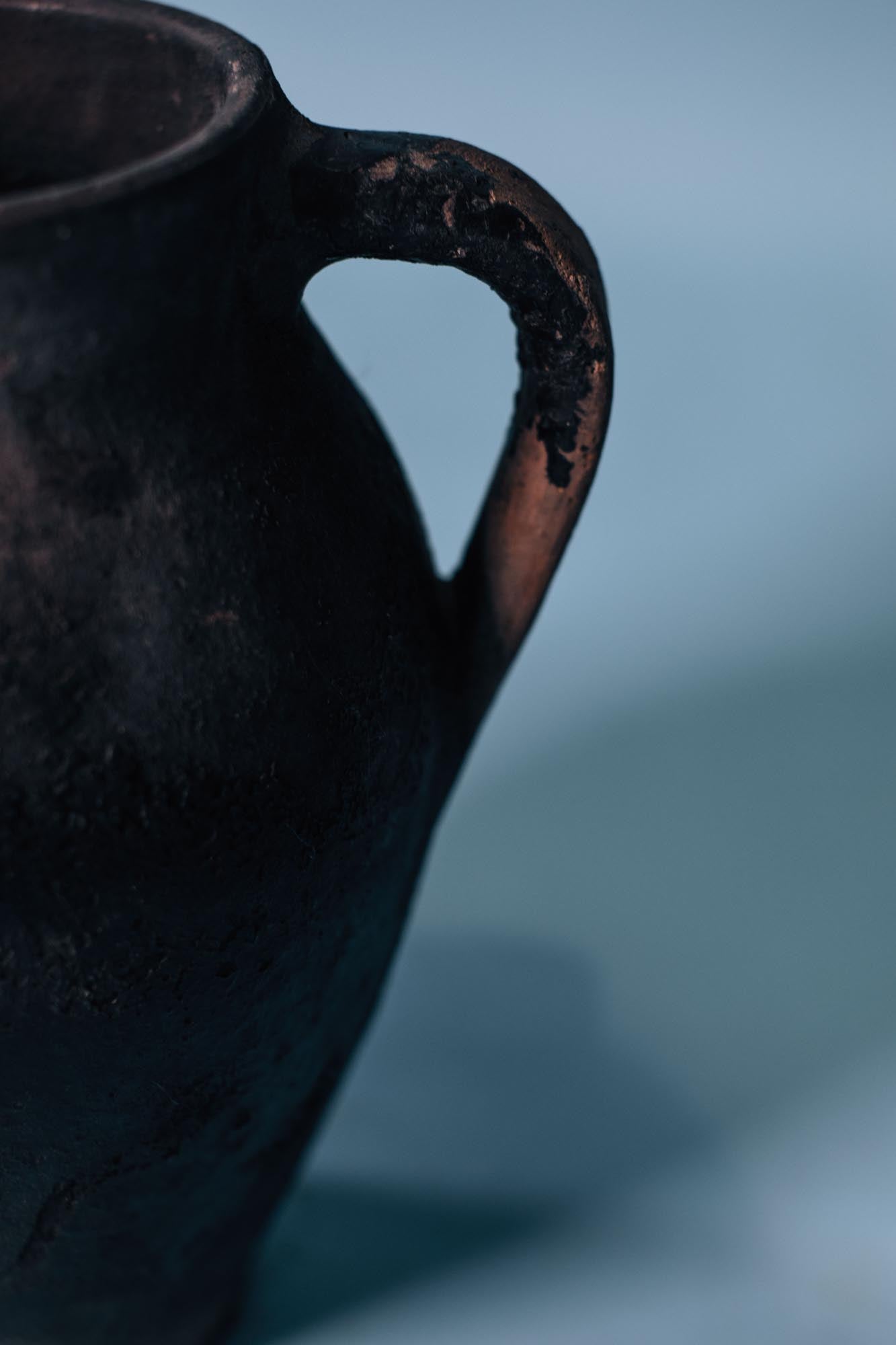 Charcoal Clay Water Pot