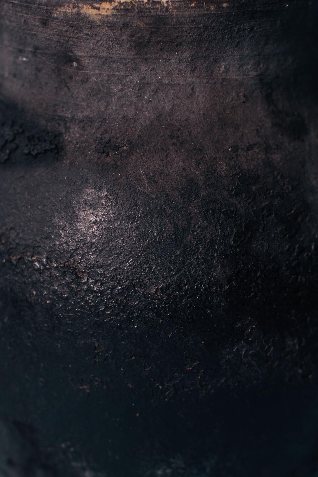 Charcoal Clay Water Pot