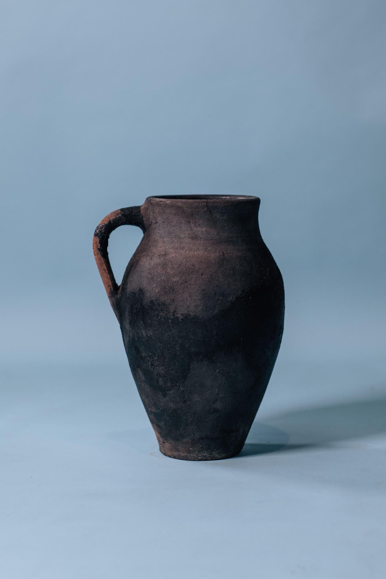 Charcoal Clay Water Pot