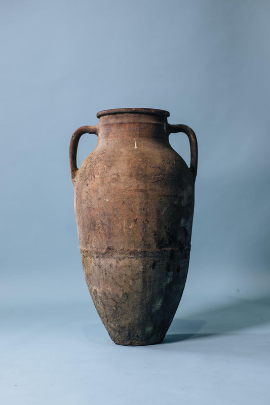 Olive Grove Double-Handled Terracotta Pot
