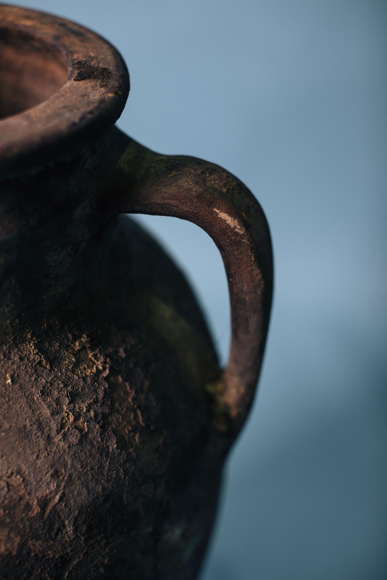 Olive Grove Double-Handled Terracotta Pot