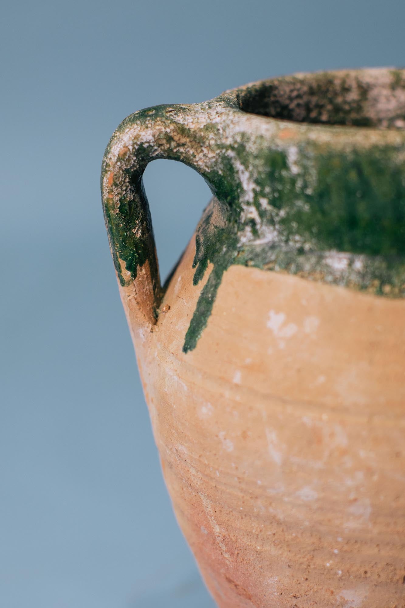 Evergreen Glaze Terracotta Jug