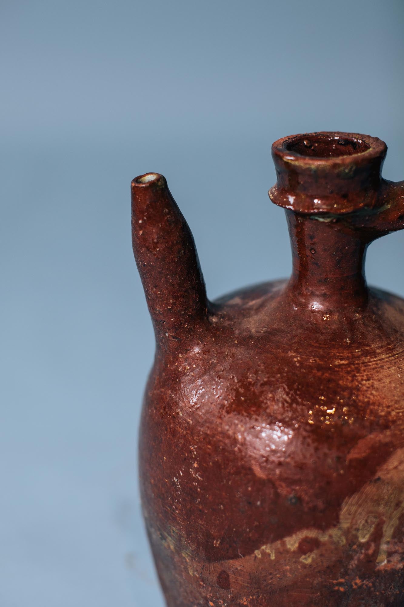 Chestnut Glaze Terracotta Jug