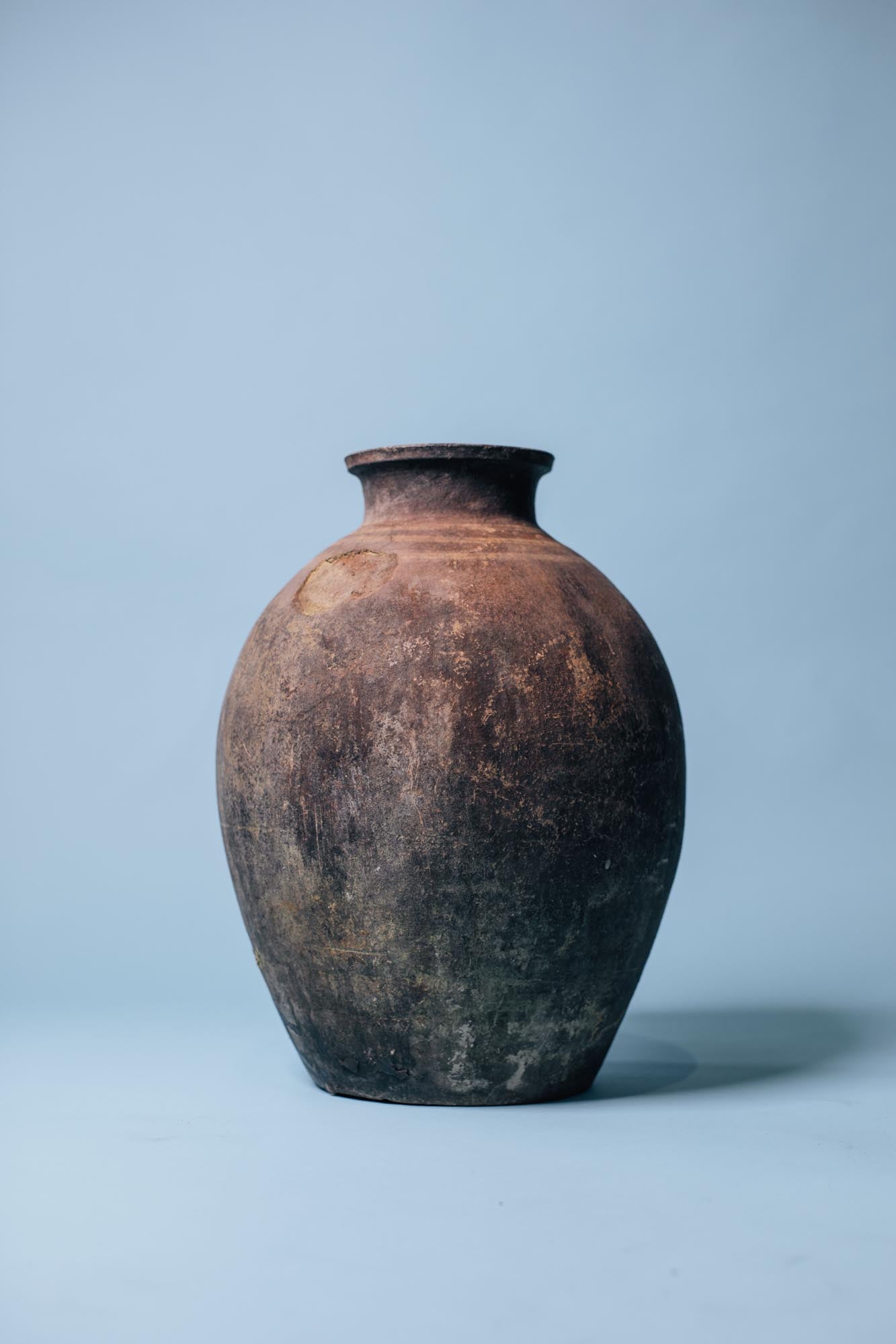 Smoke worn Earthern Clay Pot