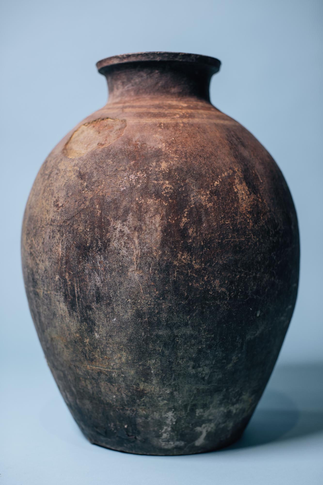 Smoke worn Earthern Clay Pot