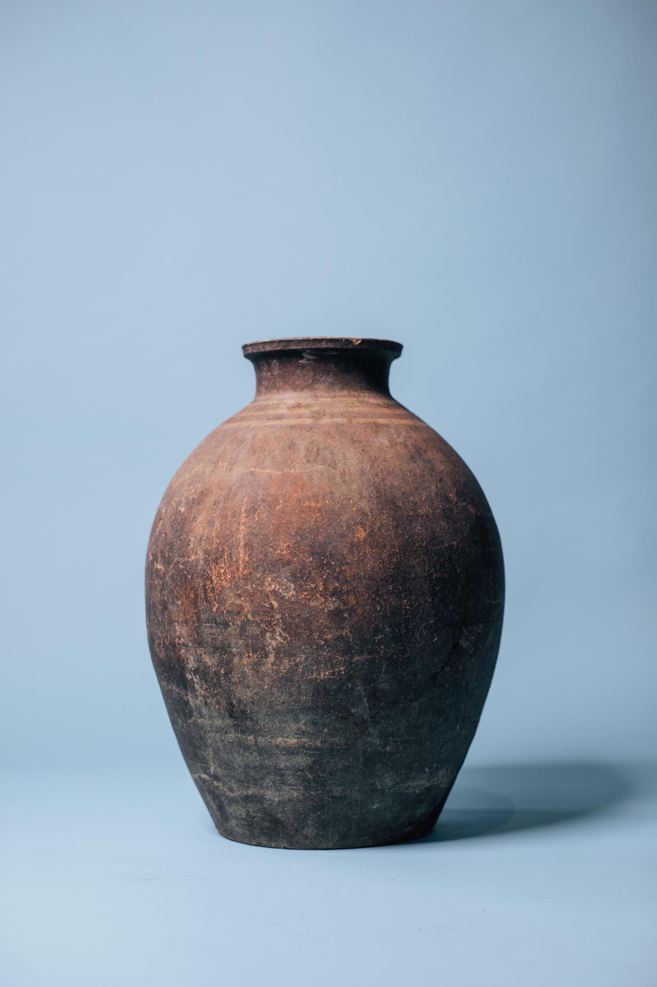 Smoke worn Earthern Clay Pot