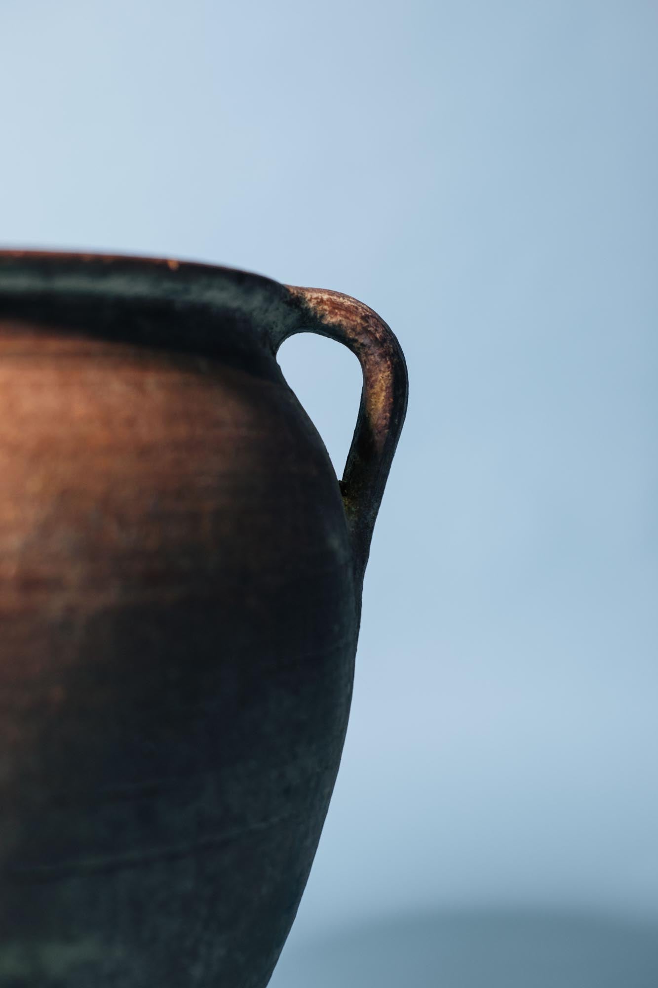 Red Clay Double-Handled Pot