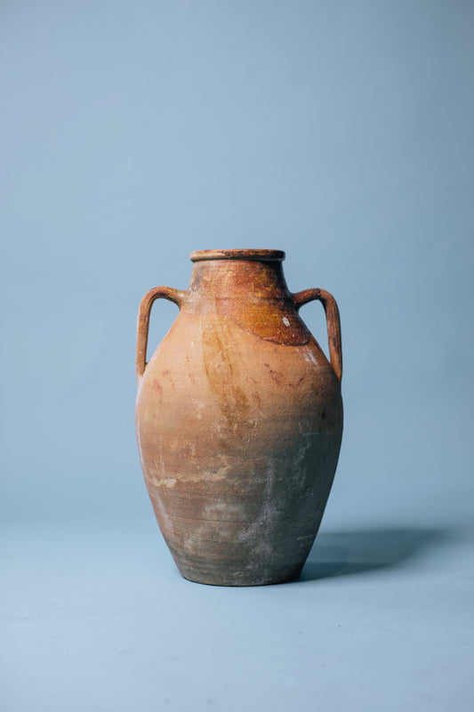 Caramel Glazed Terracotta Pot