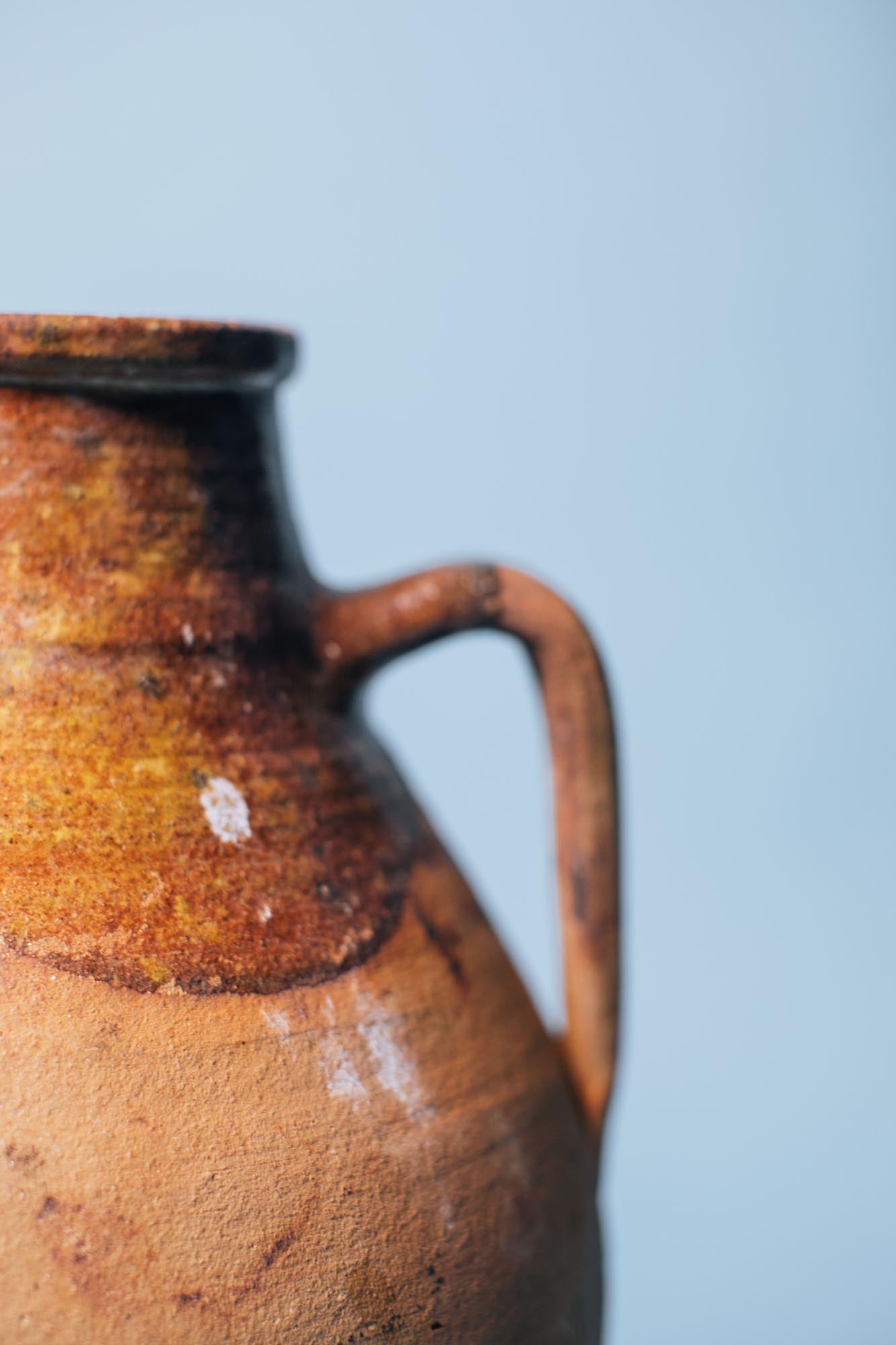 Caramel Glazed Terracotta Pot