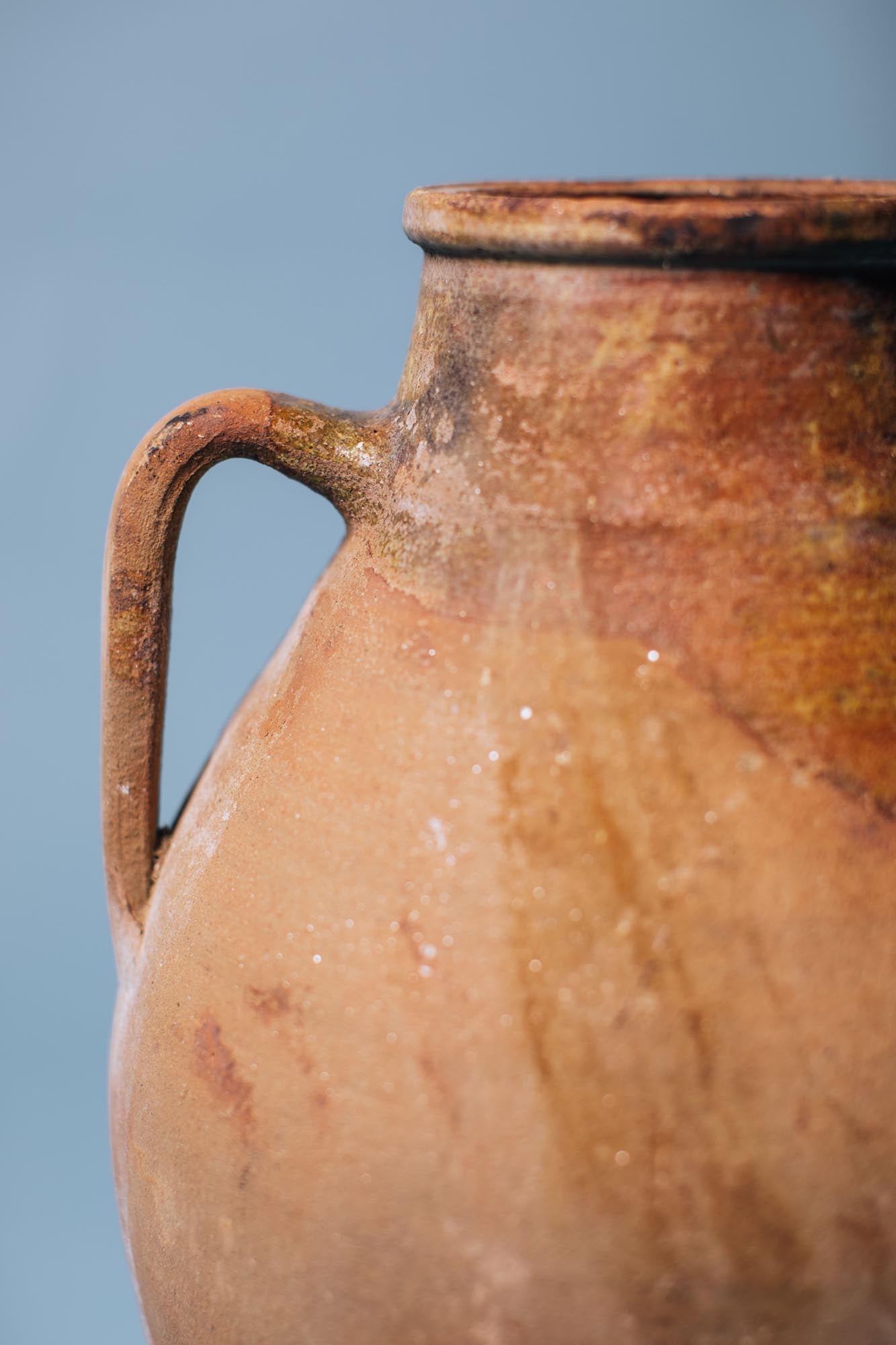Caramel Glazed Terracotta Pot