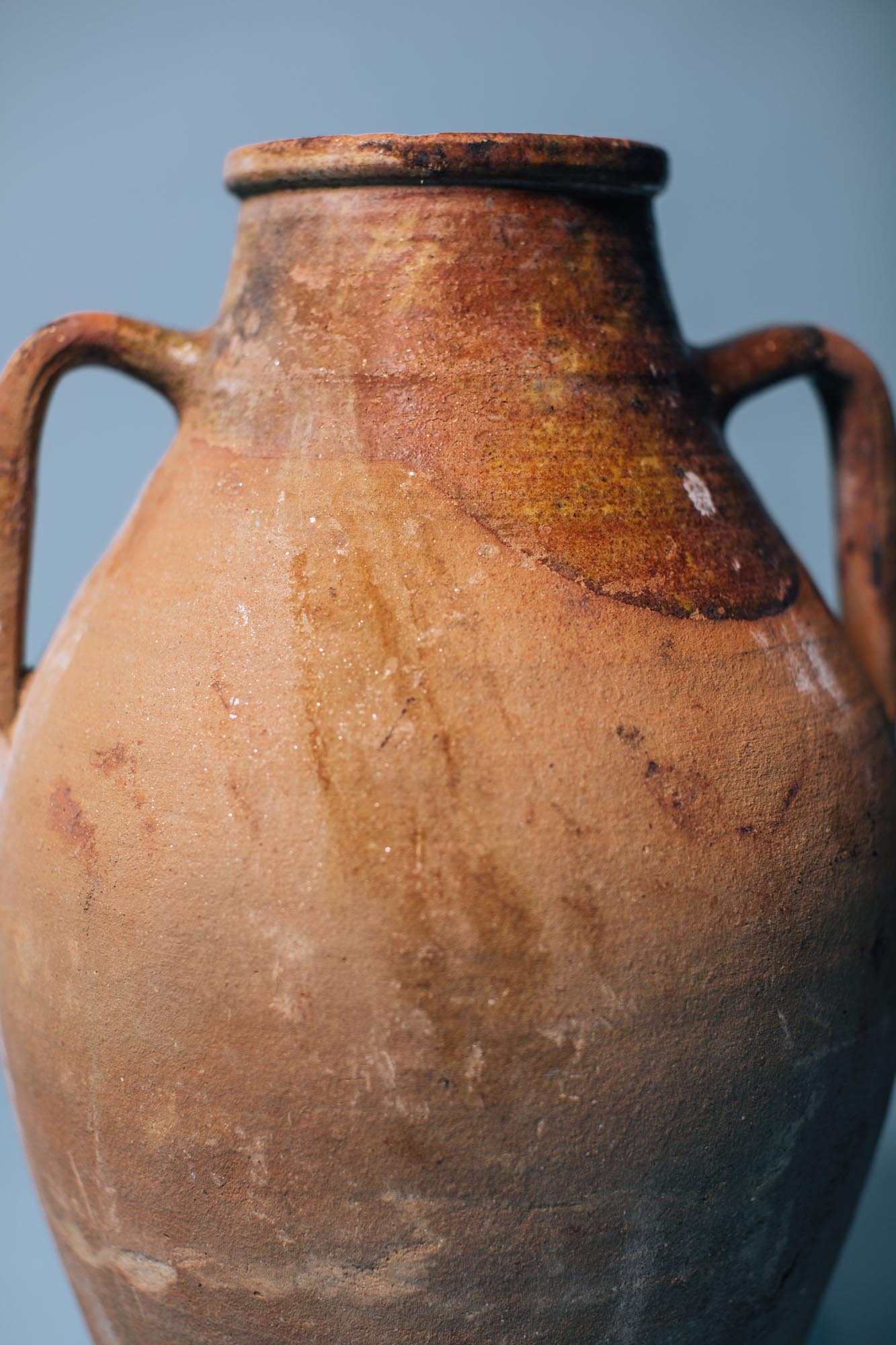 Caramel Glazed Terracotta Pot