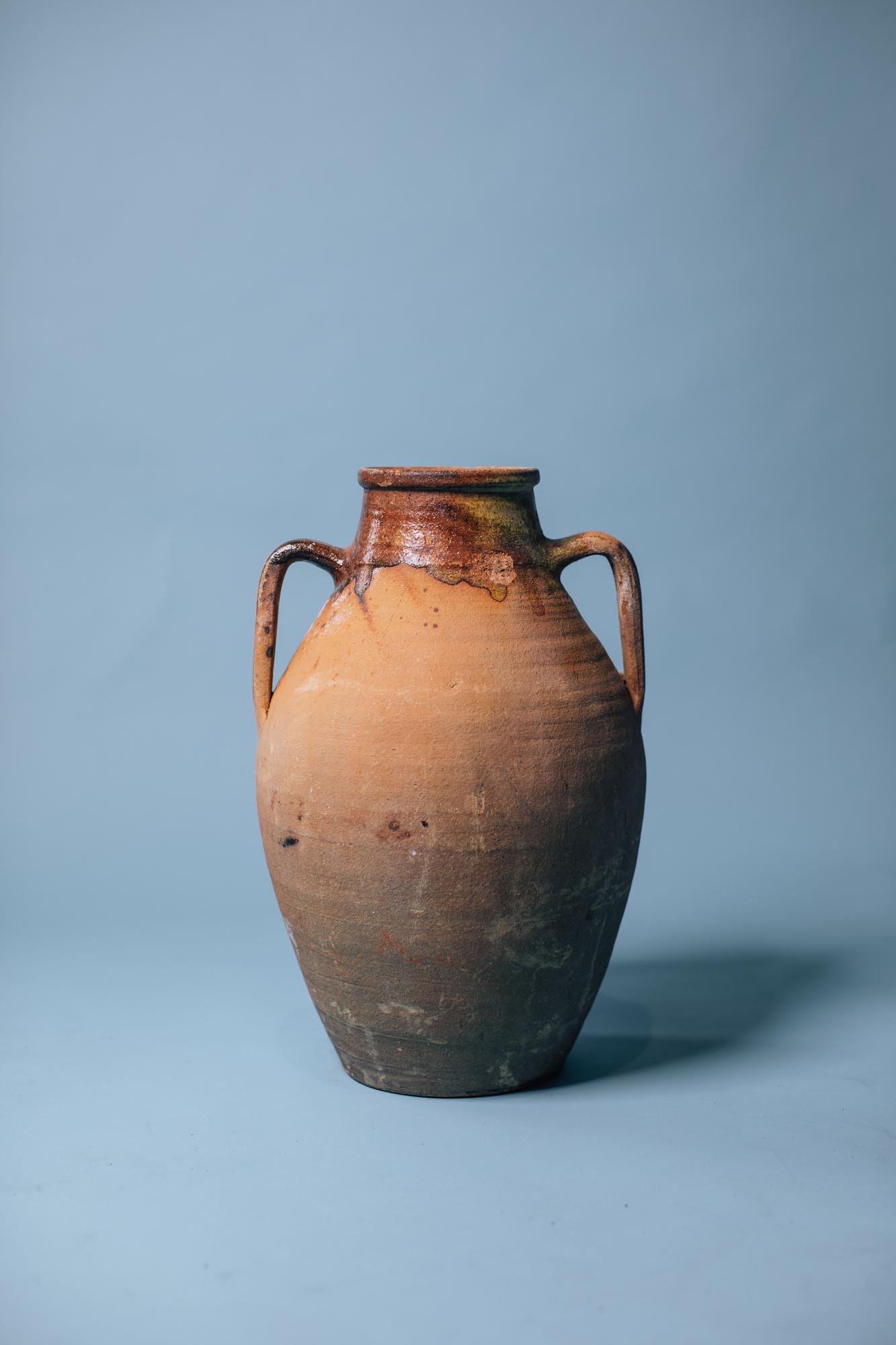 Caramel Glazed Terracotta Pot