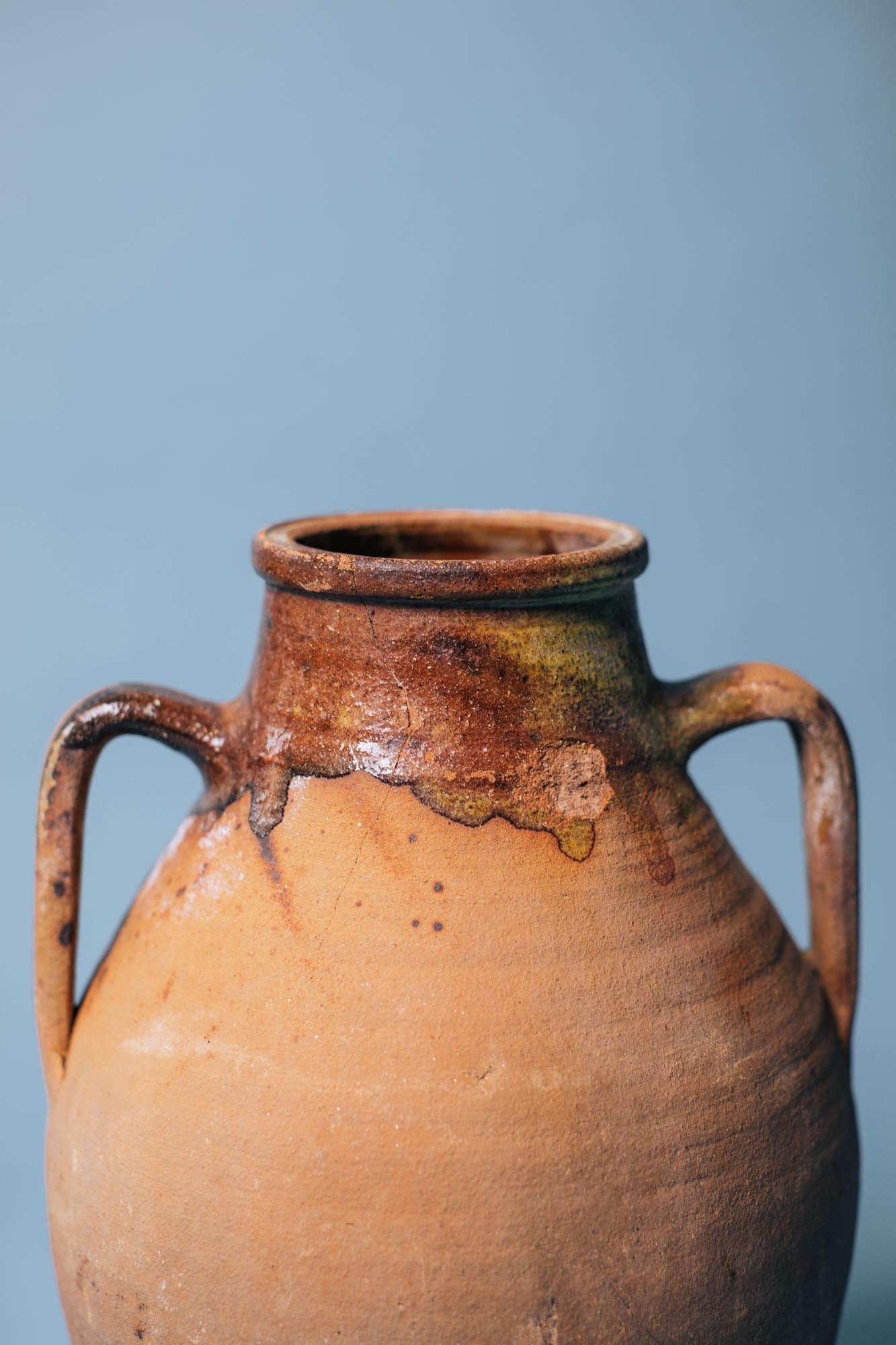 Caramel Glazed Terracotta Pot