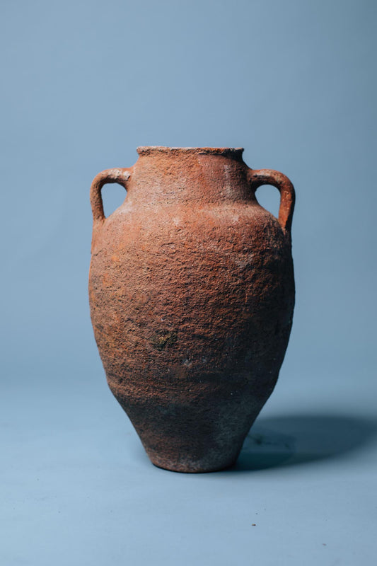 Sunbaked Terracotta Storage Pot