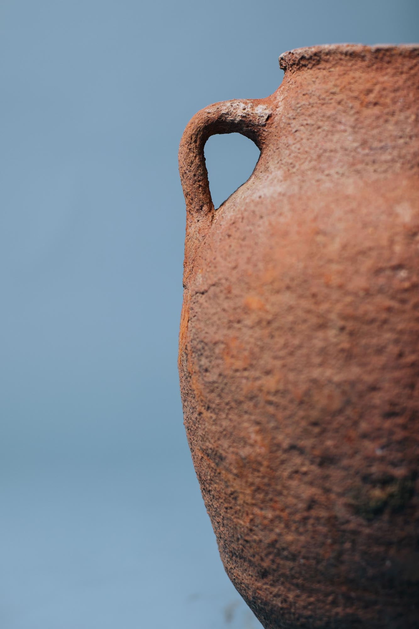 Sunbaked Terracotta Storage Pot