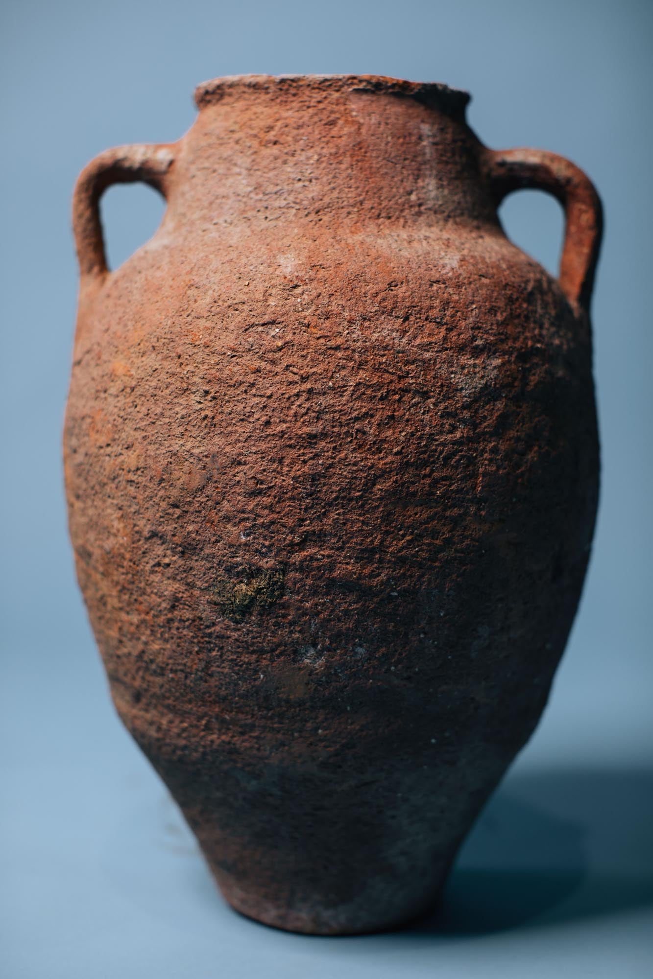 Sunbaked Terracotta Storage Pot