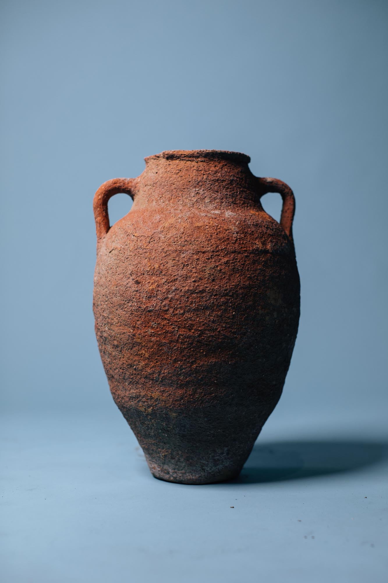 Sunbaked Terracotta Storage Pot