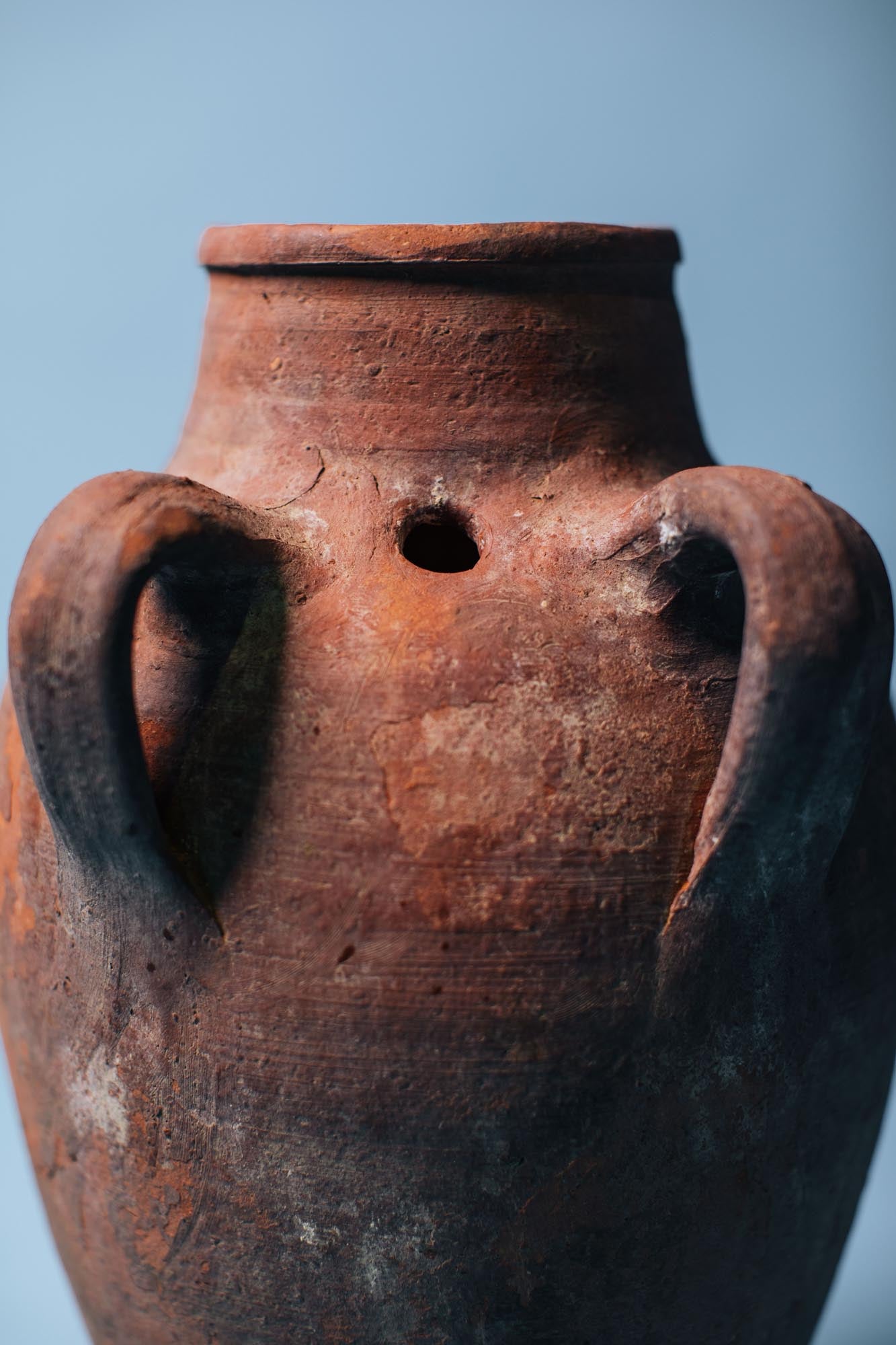 Rust Clay Olive Vessel