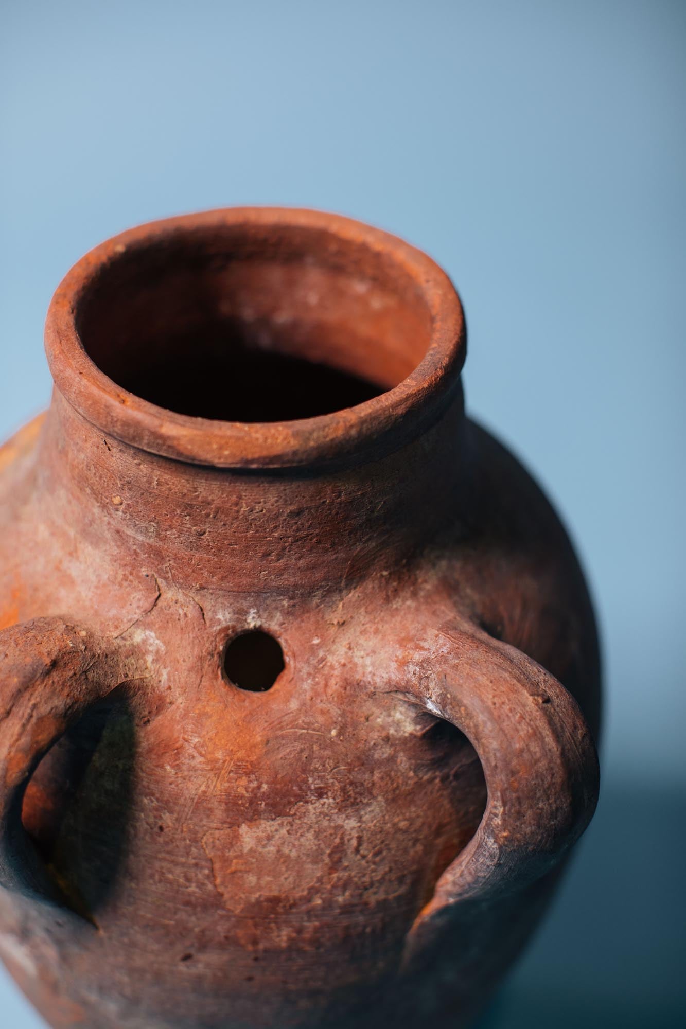 Rust Clay Olive Vessel