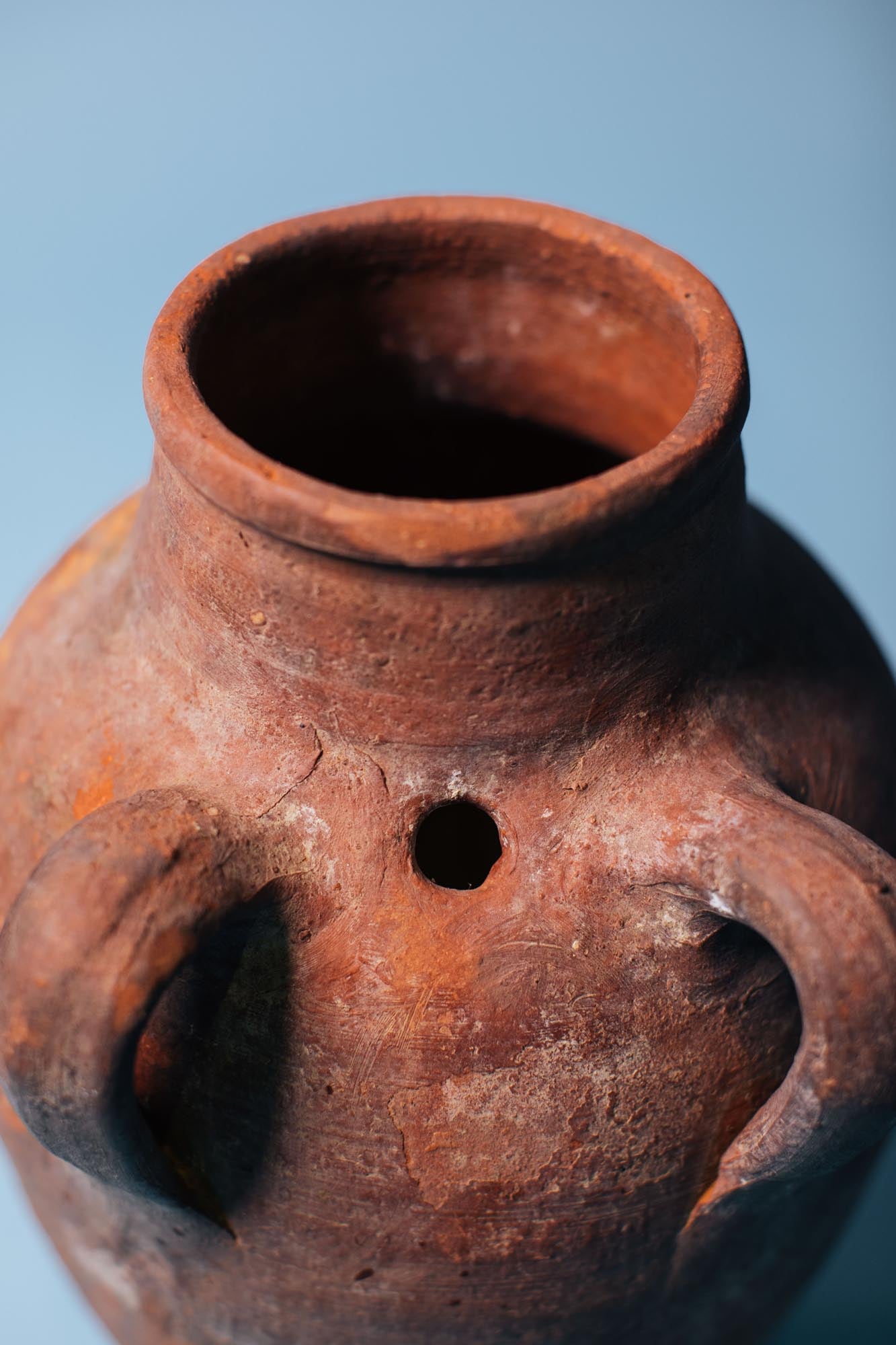 Rust Clay Olive Vessel