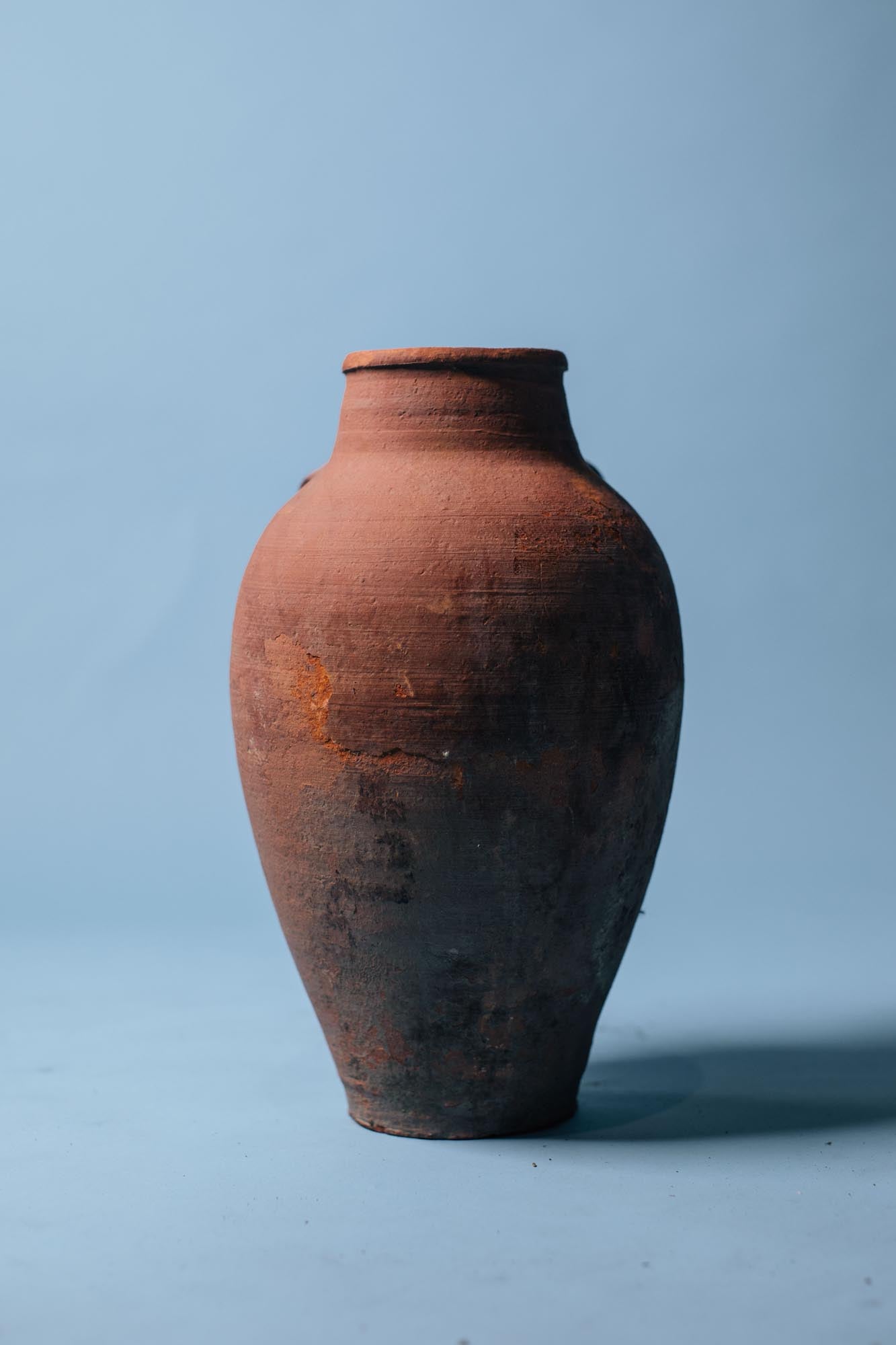 Rust Clay Olive Vessel