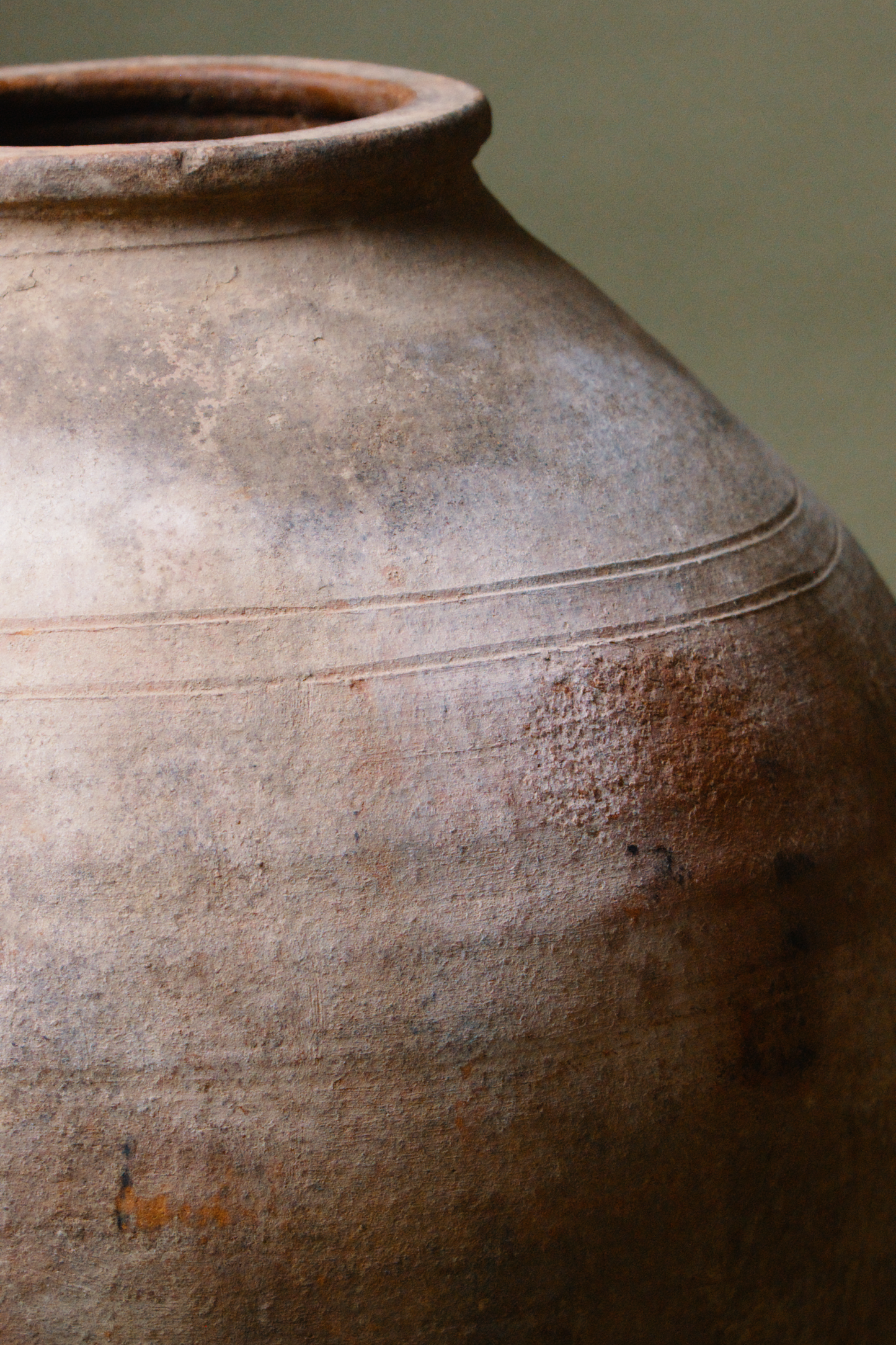 Large Anatolian Clay Storage Vessel