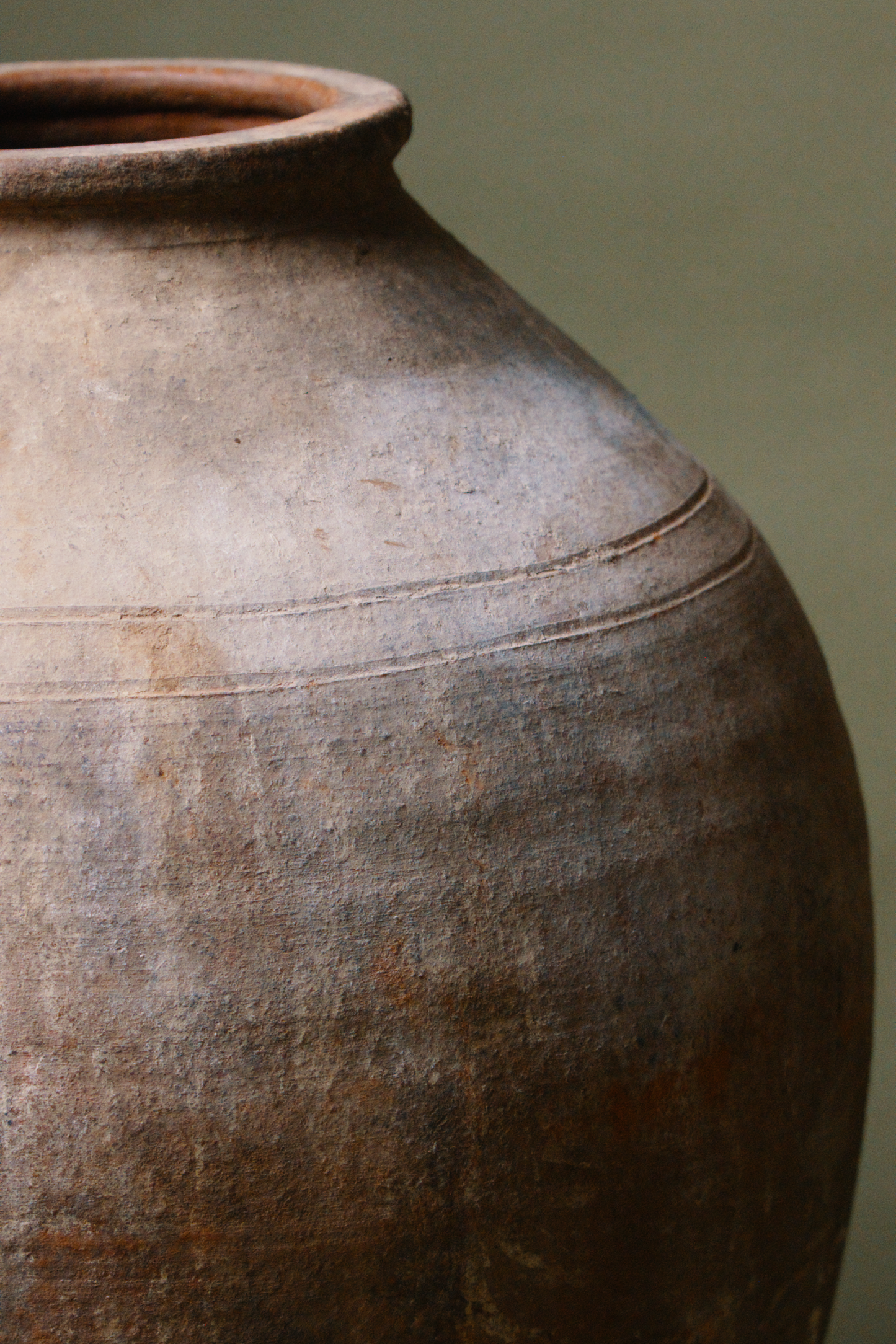 Large Anatolian Clay Storage Vessel