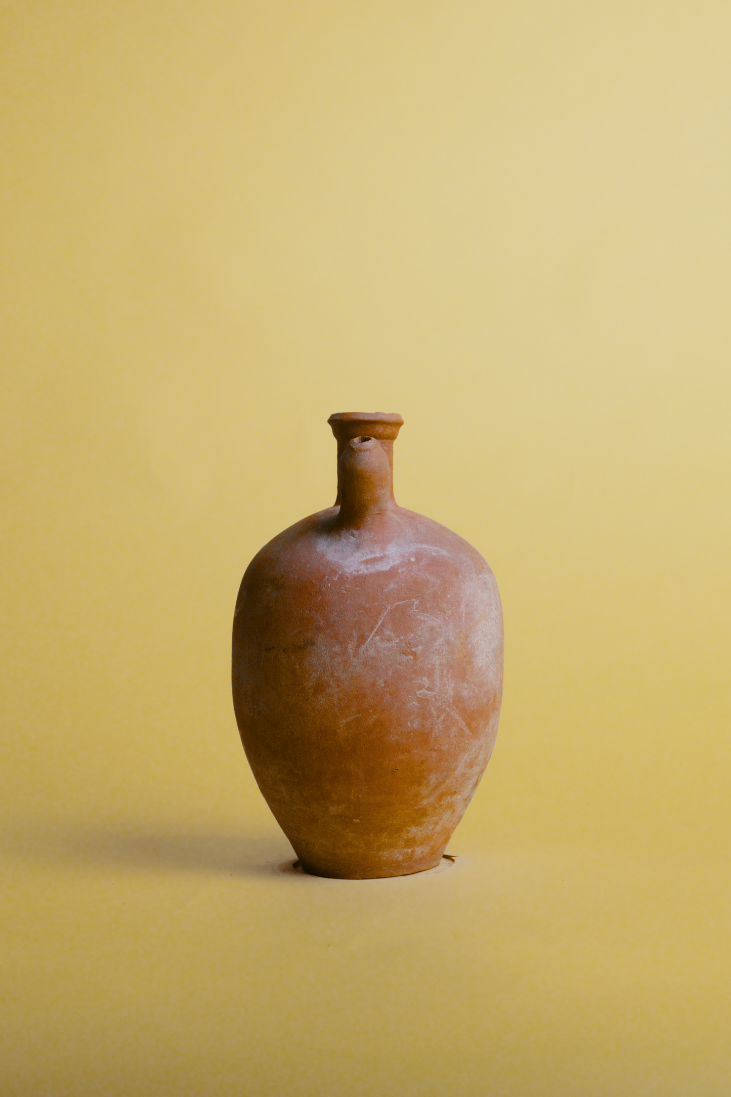 Side Spout Terracotta Oil Jug