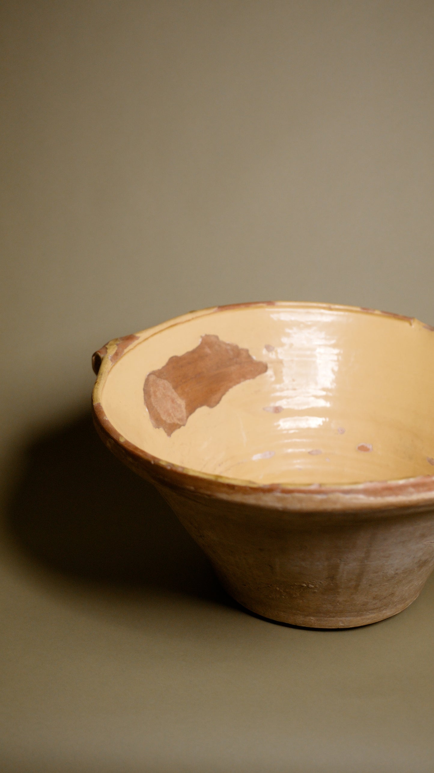 Glazed Vintage French Tian Bowl
