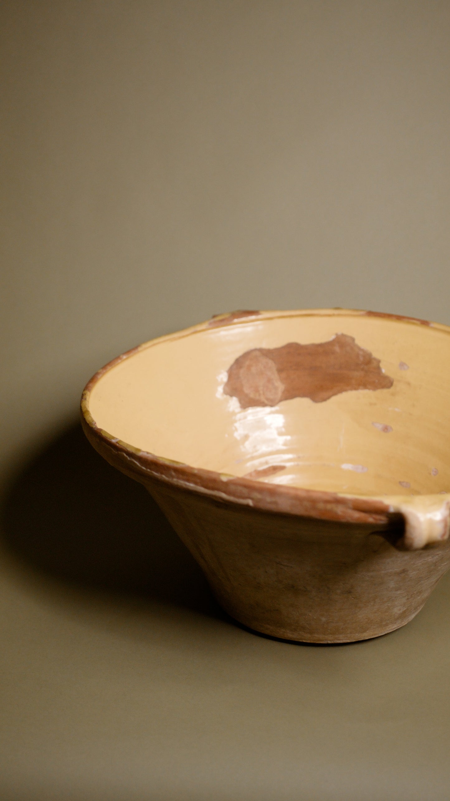 Glazed Vintage French Tian Bowl